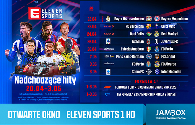 >Otwarte okno Eleven Sports 1 HD