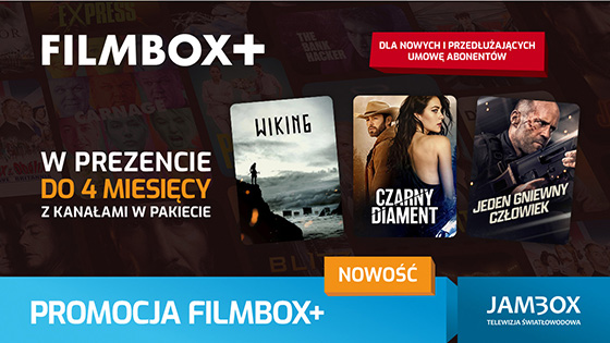 FILMBOX+ w prezencie do 4 miesięcy