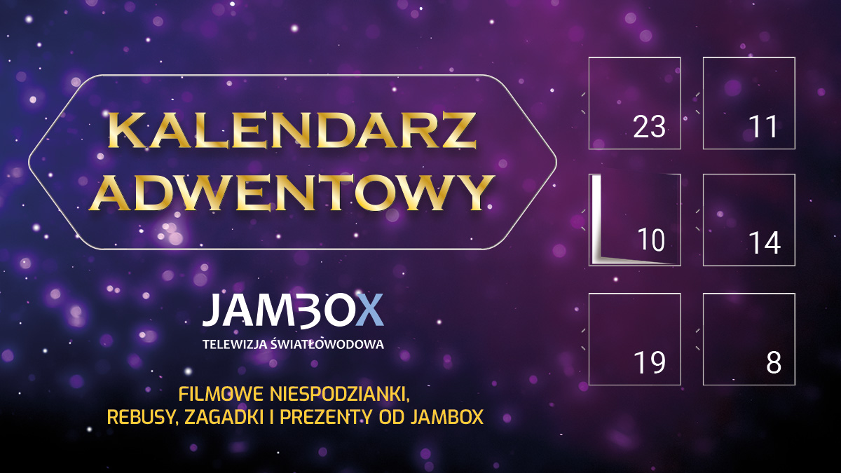 Kalendarz adwentowy JAMBOX pełen filmowych niespodzianek!